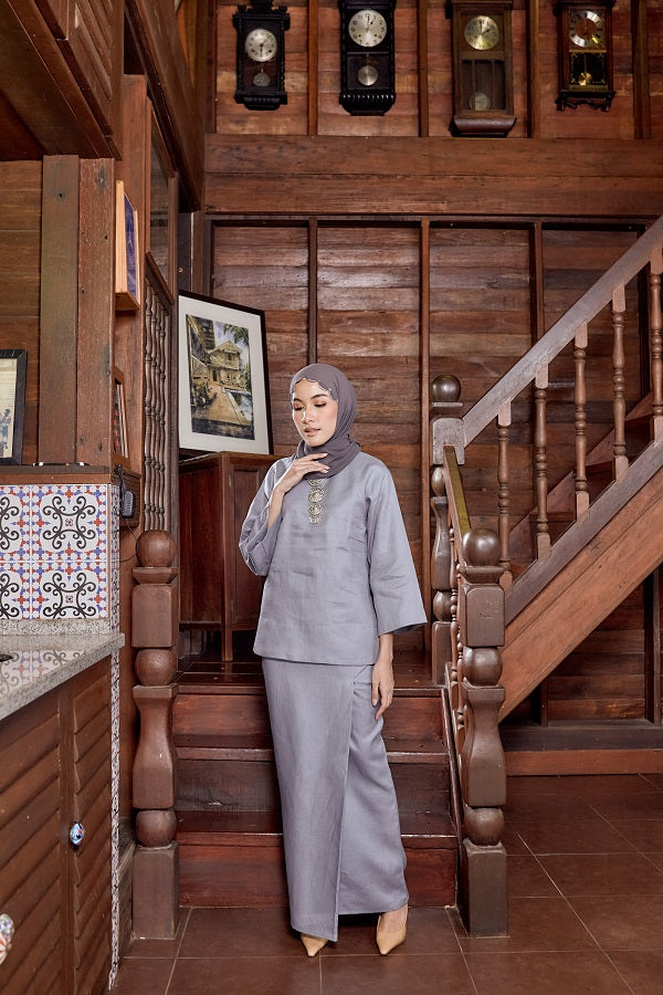 TULIP KURUNG KEDAH LINEN
